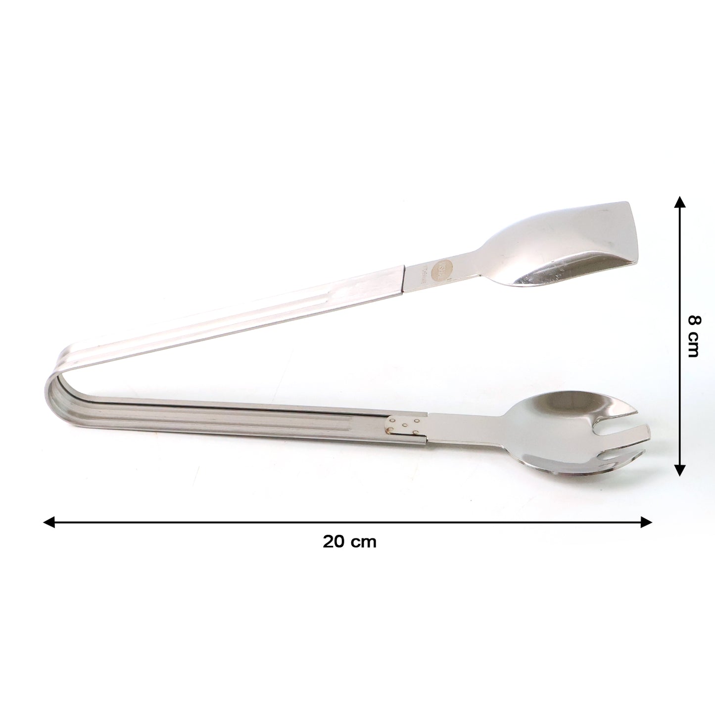 Stainless Steel Multipurpose Serving Tong 2-in-1 Pasta Salad Tong (1 Pc)