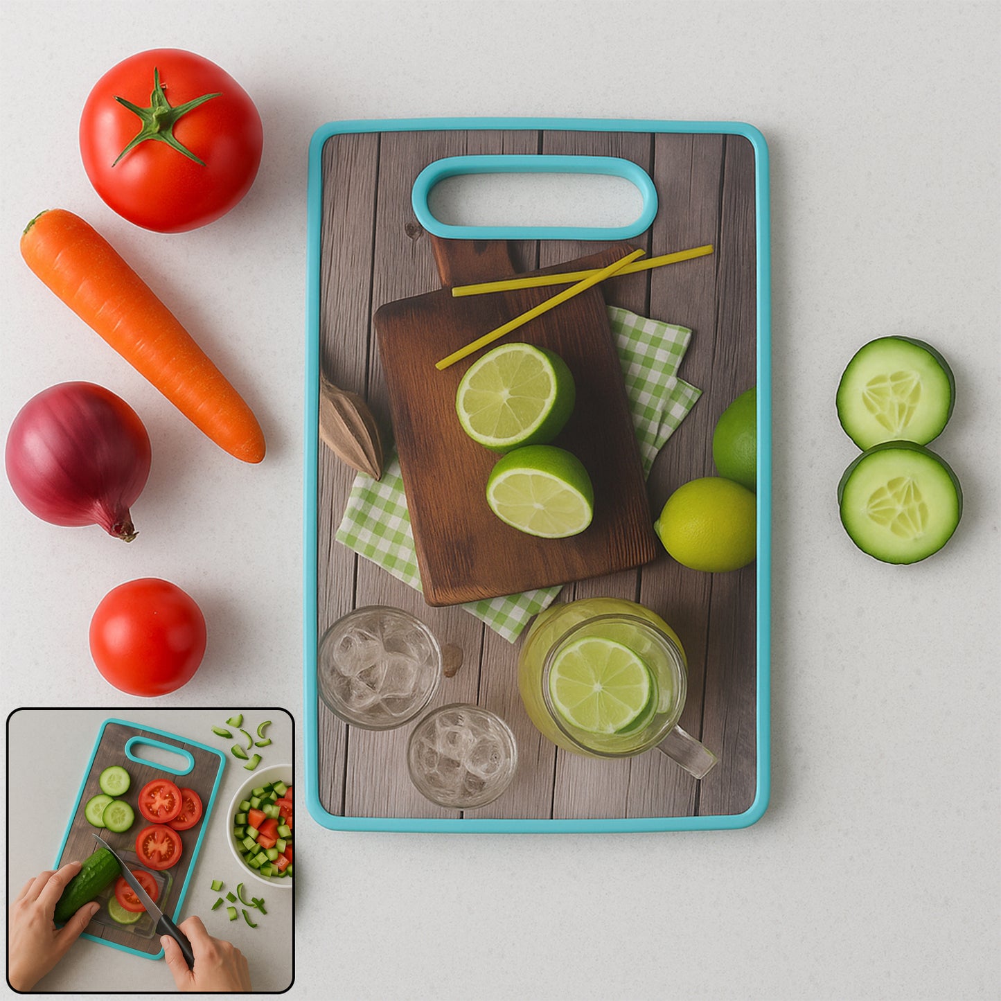 Premium Multipurpose Cutting Board (1 Pc  36x23 Cm)