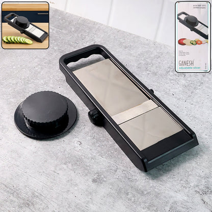 Premium Adjustable Vegetable  Fruit Slicer With Sharp Stainless Steel Blade